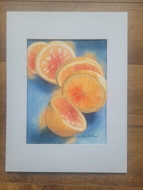 Original Watercolor Painting 'Glow Of Valencia'.